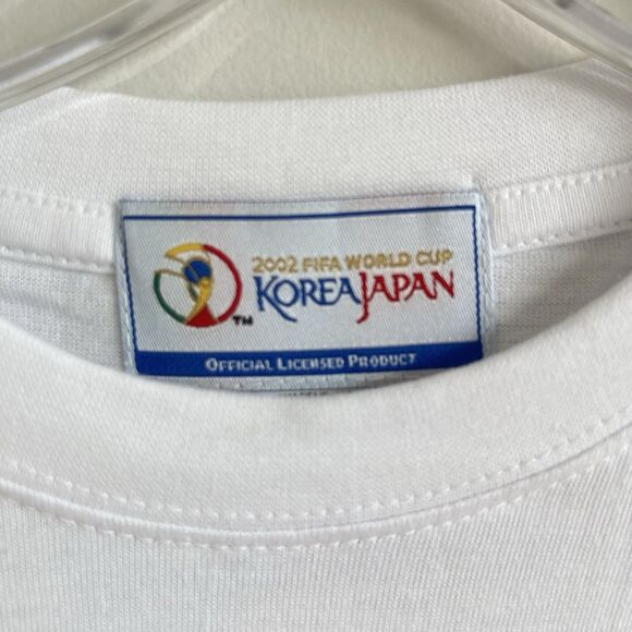 Vintage KOREA JAPAN 2002 Fifa World Cup T-Shirt Official Licensed Mens Sz Large - Picture 4 of 10
